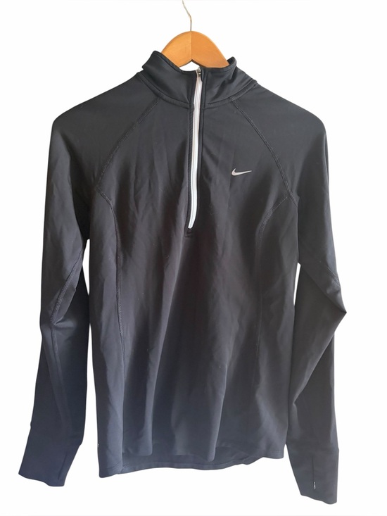 Nike Tops - Nike Dri-FIT Quarter Zip Pullover Women’s Medium Black Long Sleeve Top